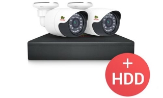 Partizan AHD14-1.0MP 2xCAM(OUT) +1xDVR +HDD