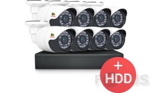 Partizan Pro AHD18-4.0MP 8xCAM(OUT) +1xDVR +HDD